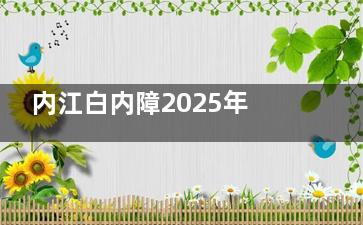 内江白内障2025年免费治疗政策:内江老年人白内障免费政策_免费白内障手术申请条件流程公布!