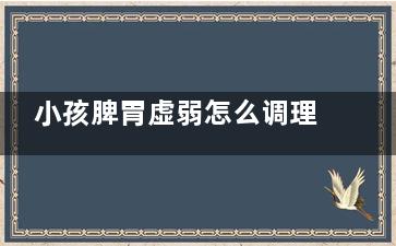 小孩脾胃虚弱怎么调理,小孩脾胃虚弱怎么调理***快***