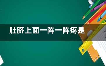 肚脐上面一阵一阵疼是什么原因(肚脐上面一阵一阵的痛想拉拉不出来)