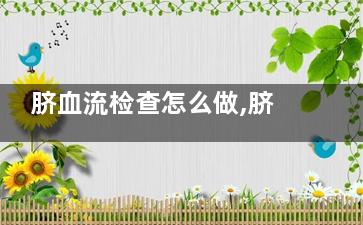 脐血流检查怎么做,脐血流检查是怎么做的