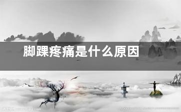 脚踝疼痛是什么原因