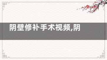 阴壁修补手术视频,阴壁修补术多久***