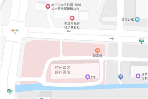 杭州爱尔眼科医院地图