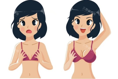 丰胸卡通对比图 丰胸卡通对比图