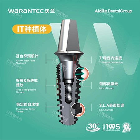 沃兰种植牙IT型号照片