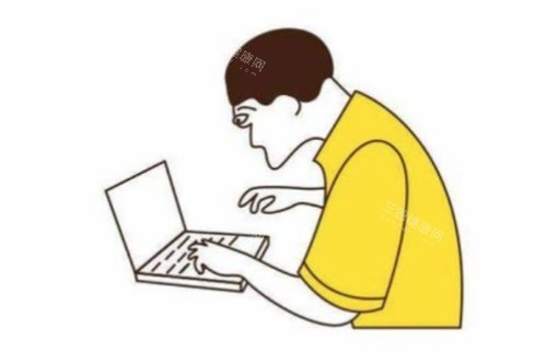 黄学峰富贵包手术伏案工作导致富贵包卡通图