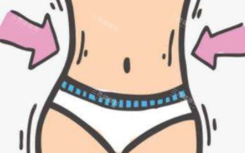 肚子抽脂后示意图