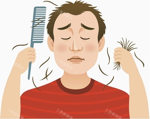 脱发示意图 脱发示意图
