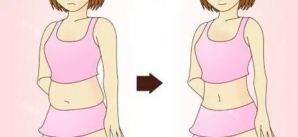 腰腹吸脂对比卡通图 腰腹吸脂对比卡通图