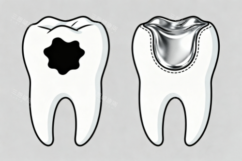 蛀牙补牙展示图 蛀牙补牙展示图