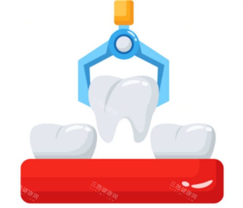 拔牙可爱卡通图