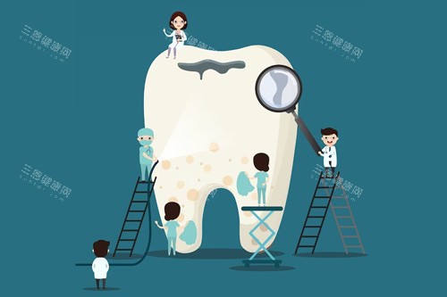 一颗牙齿卡通图