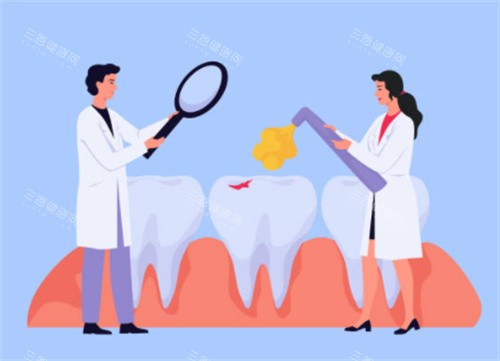 牙齿检查示意图