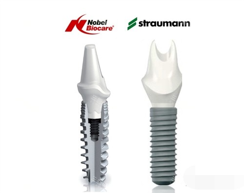 瑞典诺贝尔及瑞士士卓曼种植牙植体展示图 瑞典诺贝尔及瑞士士卓曼种植牙植体展示图