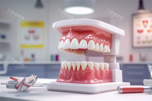 牙科真实牙齿模型展示图