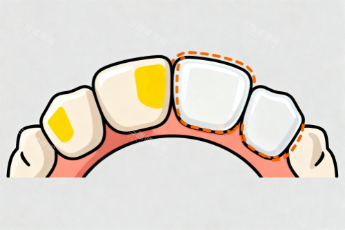 牙齿美白修复卡通图 牙齿美白修复卡通图
