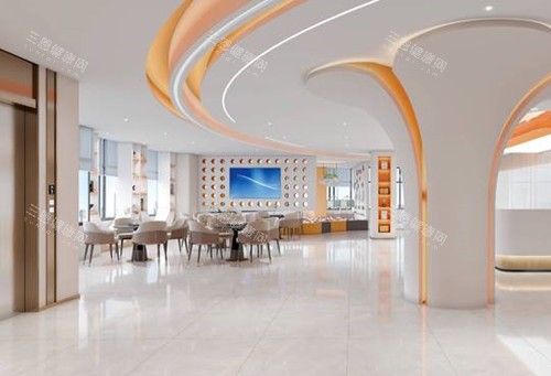 成都一牙桔子口腔郫都区分院大厅环境