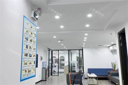 石狮大白鲨口腔大厅休息区 石狮大白鲨口腔大厅休息区