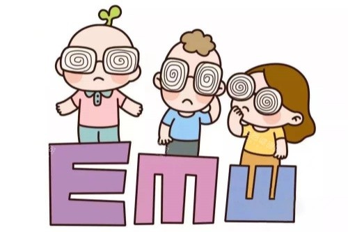 眼睛近视卡通图片展示 眼睛近视卡通图片展示