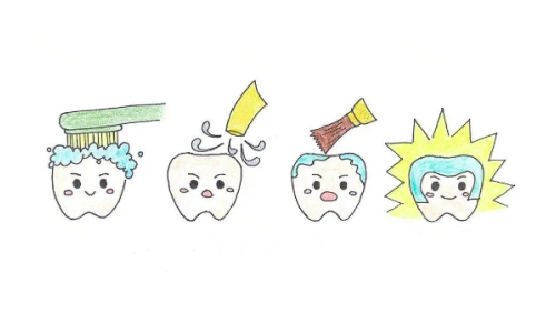 儿童牙齿涂氟流程图