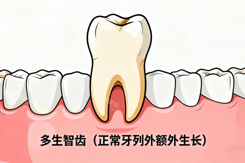 多生智齿展示
