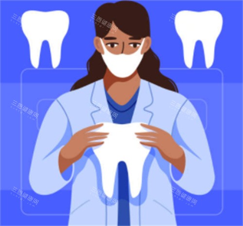 牙医和牙齿图