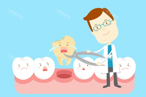 医生拔牙卡通图 医生拔牙卡通图