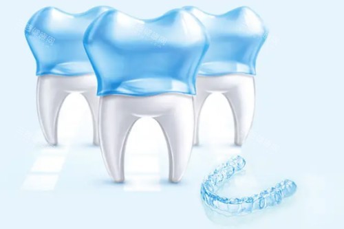 隐形矫正卡通模型图 隐形矫正卡通模型图