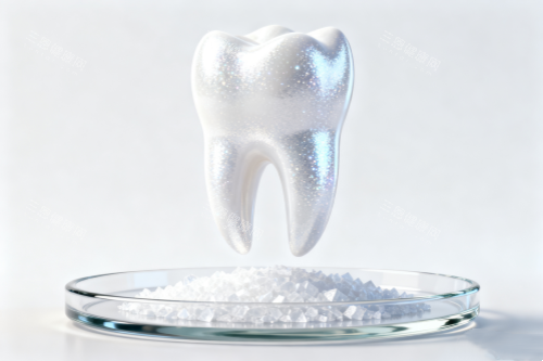 牙齿做美白卡通图