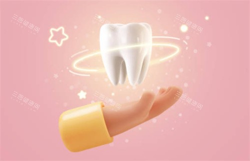 手托举牙齿图 手托举牙齿图